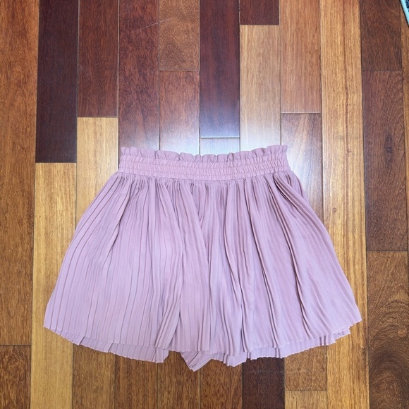 ZARA | Pink blush pleated skort size large fits med - Picture 3 of 7